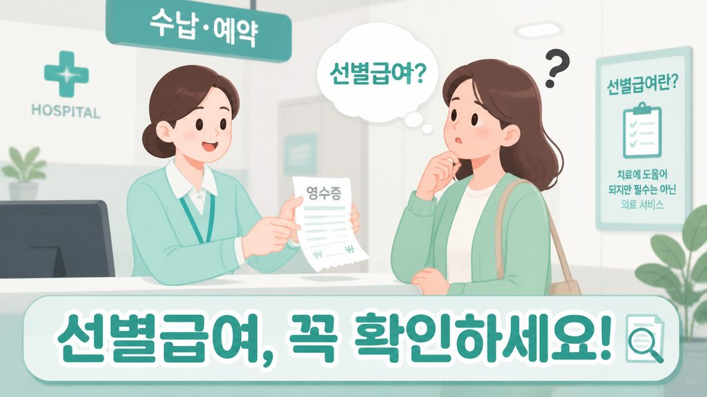 병원 수납 창구에서 직원이 1