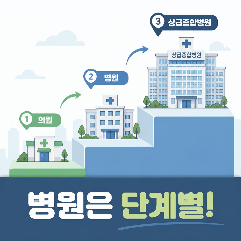 작은 의원, 중간 병원, 큰 1