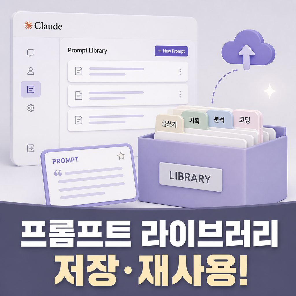 클로드 AI 프롬프트 라이브러리 구축 방법